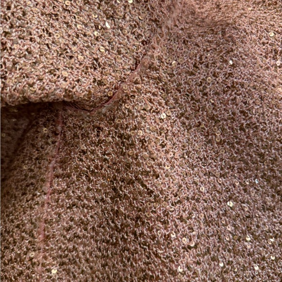 St. John Bonded Sequin Knit Short Jacket In Pink - Picture 7 of 7